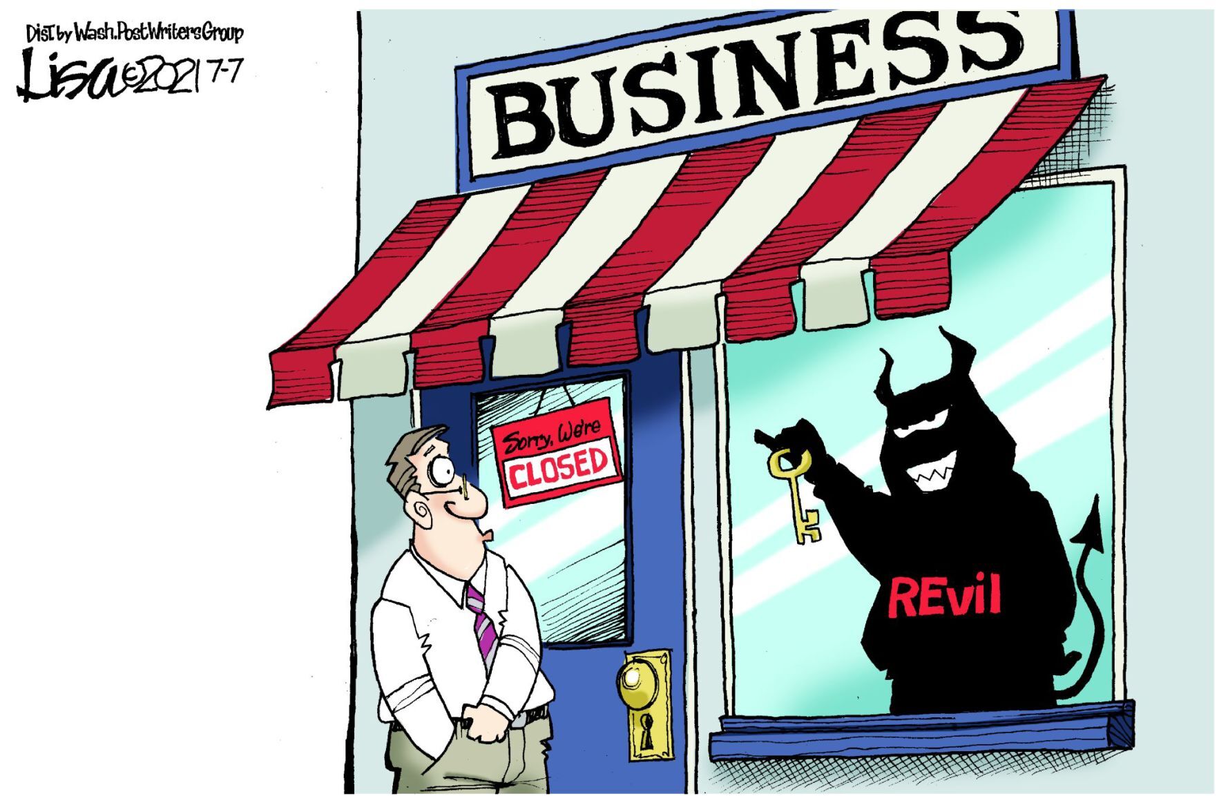 Lisa Benson cartoon